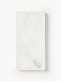 Taca dekoracyjna z marmuru Venice, Marmur, Biały, marmurowy, S 30 x G 15 cm
