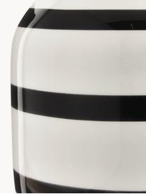 Vaso grande in ceramica fatto a mano Omaggio, alt. 31 cm, Ceramica, Nero, bianco, Ø 20 x Alt. 31 cm