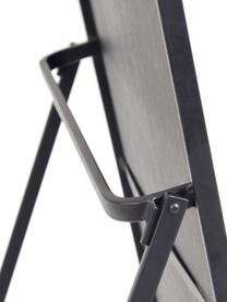 Vloerspiegel Nyah met zwarte metalen lijst, Frame: gecoat metaal, Zwart, B 64 cm x H 170 cm