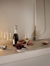 Flute da champagne plisettati in cristallo Bernadotte 6 pz, Cristallo, Trasparente, Ø 7 x Alt. 22 cm, 270 cm