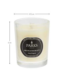 Velas perfumadas Parks Original (vainilla y cítricos), 3 uds., Recipiente: cristal, Transparente, blanco, negro, Ø 5 x Al 5 cm