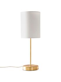 Lampa nocna Seth, 2 szt., Biały, odcienie mosiądzu, Ø 15 x W 45 cm