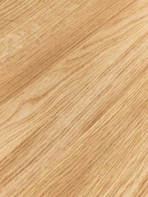 Eettafel Oliver van eikenhout, verschillende formaten, Tafelblad: massief geolied eikenhout, Poten: gepoedercoat metaalkleuri, Eikenhout, zwart, B 140 x D 90 cm