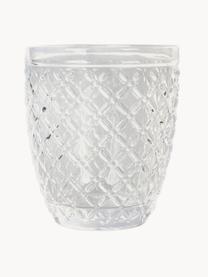 Vasos Castle, 6 uds., Vidrio, Tonos rosas y lilas, An 8 x Al 10 cm, 275 ml