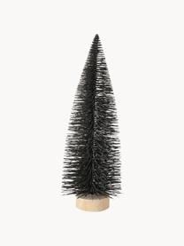 Sapins de Noël décoratifs Tarvo, 3 élém., Noir, grège, blanc, Ø 14 x haut. 41 cm