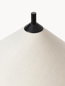 Stolní lampa s mramorovou podstavou Vica, Krémově bílá, černá, mramorovaná, Ø 31 cm, V 48 cm