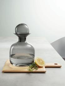 Carafe faite main Colored, 1,5 L, Verre, Gris clair, transparent, 1,5 L