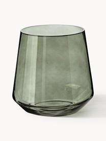 Vaso in vetro soffiato Joyce, alt. 16 cm, Vetro, Verde, Ø 16 x Alt. 16 cm