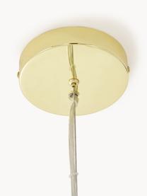Lámpara de techo grande Spike, Anclaje: metal, Pantalla: metal, Dorado, Ø 90 x Al 69 cm