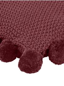 Gebreide kussenhoes Molly met pompoms, 100% katoen

Het materiaal dat in dit product wordt gebruikt, is getest op schadelijke stoffen en gecertificeerd volgens STANDARD 100 door OEKO-TEX® 11.HIN.00050 HOHENSTEIN HTTI., Wijnrood, B 40 x L 40 cm