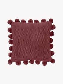 Housse de coussin 40x40 tricot Molly, 100 % coton

Le matériau est certifié STANDARD 100 OEKO-TEX®, 11.HIN.00050, HOHENSTEIN HTTI, Lie de vin, larg. 40 x long. 40 cm