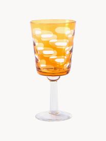 Verres à vin Tubular, 4 élém., Verre, Multicolore, Ø 8 x haut. 15 cm, 200 ml