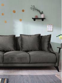 Sofa z aksamitu Royal (3-osobowa), Ciemny szary, S 200 x G 95 cm