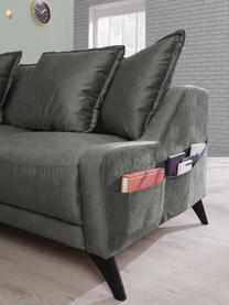 Sofa z aksamitu Royal (3-osobowa), Ciemny szary, S 200 x G 95 cm
