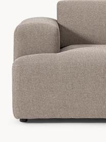 Sofa Melva (3-Sitzer), Bezug: 100 % Polyester Der strap, Gestell: Massives Kiefern- und Fic, Füße: Kunststoff Dieses Produkt, Webstoff Greige, B 238 x T 101 cm