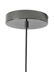 Veľká závesná LED lampa Paula, Čierna, Š 55 x V 49 cm