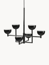 Grande suspension LED Paula, Noir, larg. 55 x haut. 49 cm