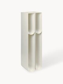 Columna decorativa de metal Curved, Acero con pintura en polvo, Beige claro, An 25 x Al 100 cm