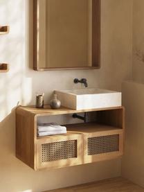 Lavabo da appoggio in terrazzo Kuveni, Terrazzo, Beige effetto terrazzo, Larg. 45 x Prof. 40 cm