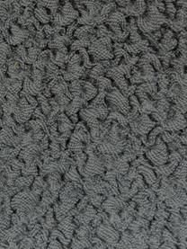 Copertura divano angolare Roc, 55% poliestere, 35% cotone, 10% elastomero, Grigio, Larg. 600 x Alt. 120 cm