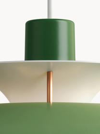 Lámpara de techo PH 5, tamaños diferentes, Cable: cubierto en tela, Verde claro, verde oscuro, dorado, Ø 50 x Al 27 cm