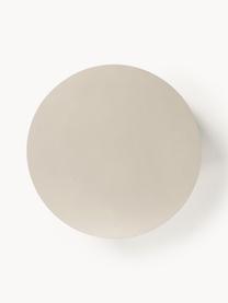 Tavolino rotondo da interno-esterno Rona, Cemento con fibra di vetro, Beige chiaro, Ø 80 cm