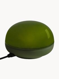 Přenosná stmívatelná stolní lampa LED Soft Spot, Tmavě zelená, poloprůhledná, Š 11 cm, V 7 cm