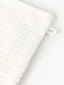 Gants de toilette Niam, 2 pièces, Blanc crème, Gant de toilette, larg. 16 x haut. 22 cm