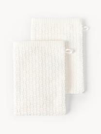Gants de toilette Niam, 2 pièces, 100 % coton
Grammage intermédiaire, 500 g/m²

Le matériau est certifié STANDARD 100 OEKO-TEX®, 8135CIT, CITEVE, Blanc crème, larg. 16 x haut. 22 cm