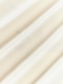 Housse de couette en satin de coton à imprimé floral Flori, Beige clair, multicolore, larg. 200 x long. 200 cm
