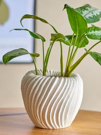 Plantenpot Maham van keramiek, Keramiek, Gebroken wit, B 22 x H 19 cm