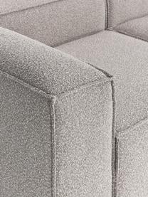 Canapé d'angle XL modulable en tissu bouclé Lennon, Bouclé taupe, larg. 329 x prof. 269 cm, méridienne à gauche
