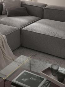 Modulares XL-Ecksofa Lennon aus Bouclé, Bezug: Bouclé (100 % Polyester) , Gestell: Massives Kiefernholz, Spe, Bouclé Taupe, B 329 x T 269 cm, Eckteil links