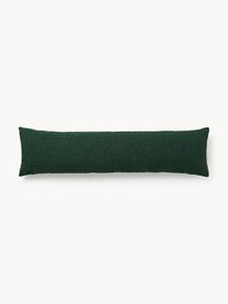 Coussin XL Bellamie, Bouclette vert foncé, larg. 30 x long. 115 cm