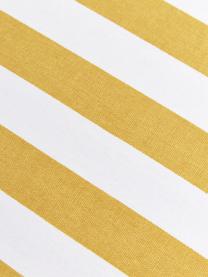 Cuscino sedia alto a righe color giallo/bianco Timon, Rivestimento: 100% cotone, Giallo & bianco, rigato, Larg. 40 x Lung. 40 cm