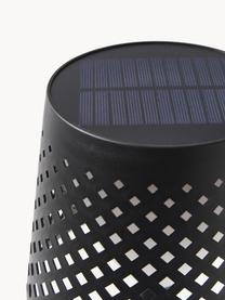 Lámpara solar LED Greta 5in1, Plástico, Negro, Ø 16 x Al 64 cm