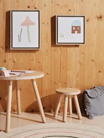 Stołek dla dzieci z drewna kauczukowego Dilcia, Drewno kauczukowe, Drewno kauczukowe, Ø 24 x W 31 cm