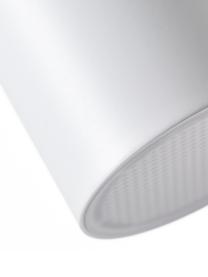 Grote LED bureaulamp Wova, Lampenkap: gecoat metaal, Lampvoet: gecoat metaal, Decoratie: metaal, Wit, B 20 x H 74 cm