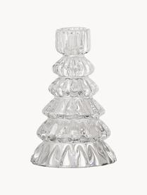 Candelabro árbol navideño Saynab, Vidrio, Transparente, Ø 9 x Al 13 cm