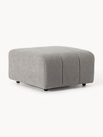 Bouclé-Sofa-Hocker Lena, Bezug: Bouclé (93 % Polyester, 6, Gestell: Buchenholz, Spanplatte, H, Füße: Kunststoff, Bouclé Grau, B 78 x T 75 cm