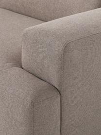 Ecksofa Melva (4-Sitzer), Bezug: 100 % Polyester Der hochw, Gestell: Massives Kiefernholz, Spa, Füße: Kunststoff Dieses Produkt, Webstoff Taupe, B 319 x T 195 cm, Eckteil links