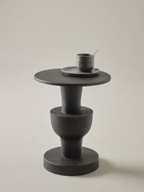Table d'appoint ronde Branford, Fer, revêtement par poudre, Noir, Ø 41 x haut. 50 cm