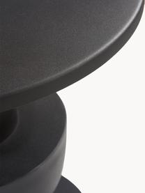 Okrúhly odkladací stolík Branford, Železo, práškový náter, Čierna, Ø 41 x V 50 cm