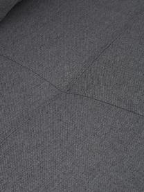 Divano letto in tessuto grigio scuro Edward, Rivestimento: 100% poliestere 40.000 ci, Tessuto grigio scuro, Larg. 152 x Prof. 96 cm