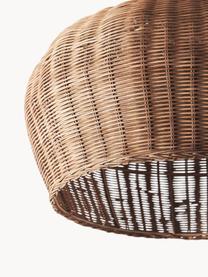 Stropná lampa z ratanu Krisa, Kov, ratan, Hnedá, Š 50 x V 32 cm