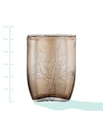 Glas-Vase Tree, Glas, Braun, transparent, Ø 10 x H 26 cm