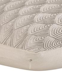 Haftowana poszewka na poduszkę Giselle, 100% bawełna, Szary, S 45 x D 45 cm