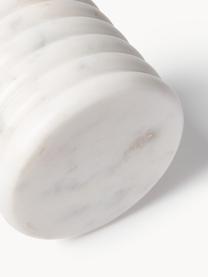 Marmeren opbergpot Orta, Marmer, Wit, gemarmerd, Ø 10 x H 10 cm