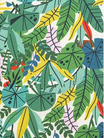 Kussenhoes Wildlife met jungle motief, Weeftechniek: half panama, Groen, multicolour, 40 x 40 cm