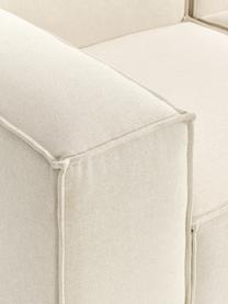 Modulares XL-Ecksofa Lennon, Bezug: 100 % Polyester Der strap, Gestell: Massives Kiefernhol, Sper, Webstoff Off White, B 329 x T 269 cm, Eckteil links